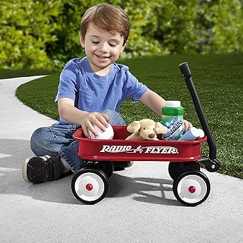 Amazon.com: Radio Flyer 12.5 Inch Kids Wagon, Toy Wagon for